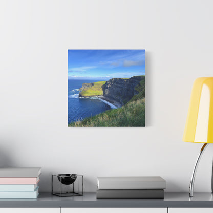 Cliffs of Moher Coastal Scene - Matte Stretched Canvas Print (1.25")