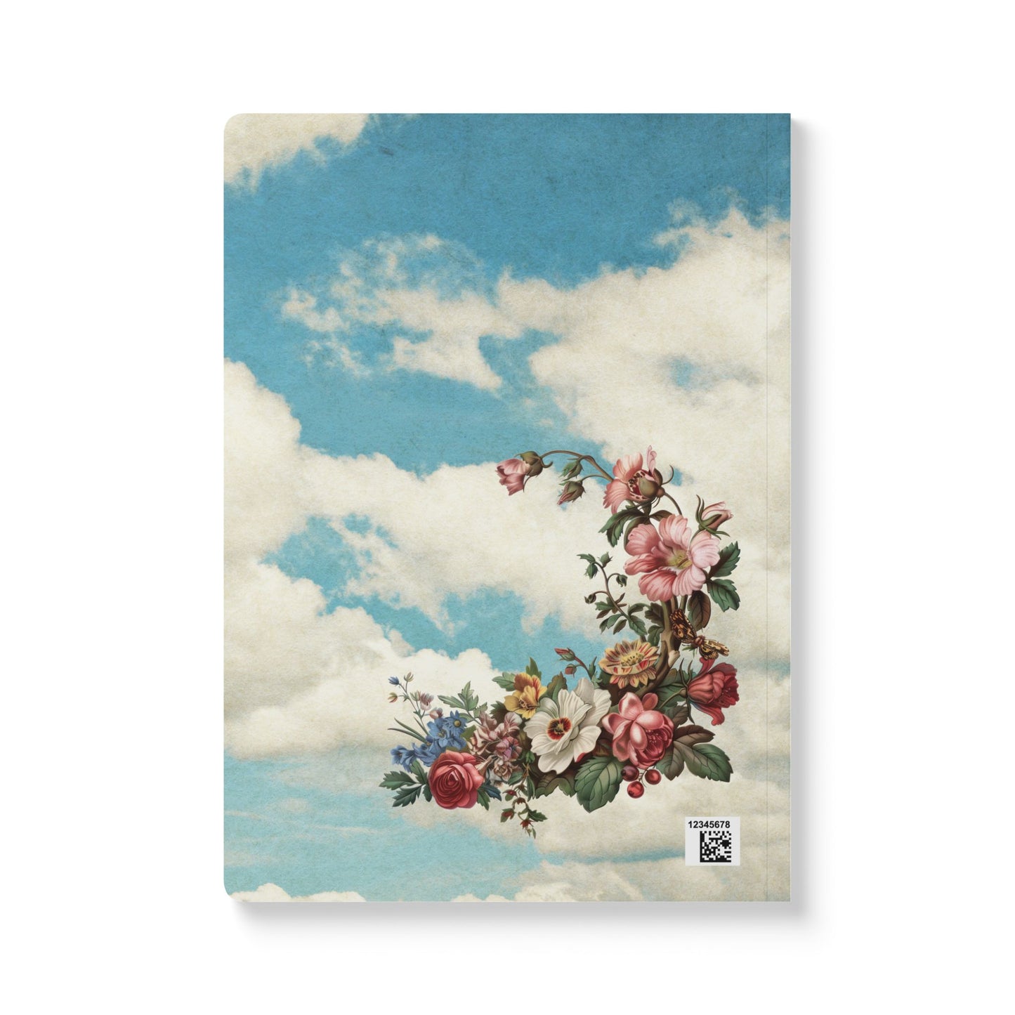 Free Your Mind Floral Sky - Softcover Journal