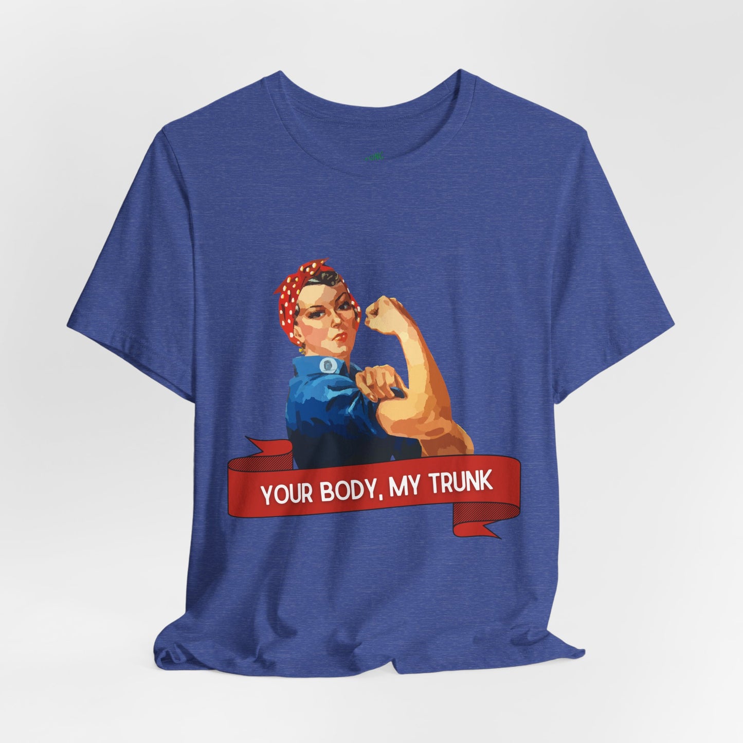 Your Body, My Trunk Unisex Jersey Short Sleeve Tee