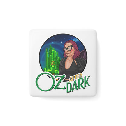 Oz After Dark Porcelain Square Magnet