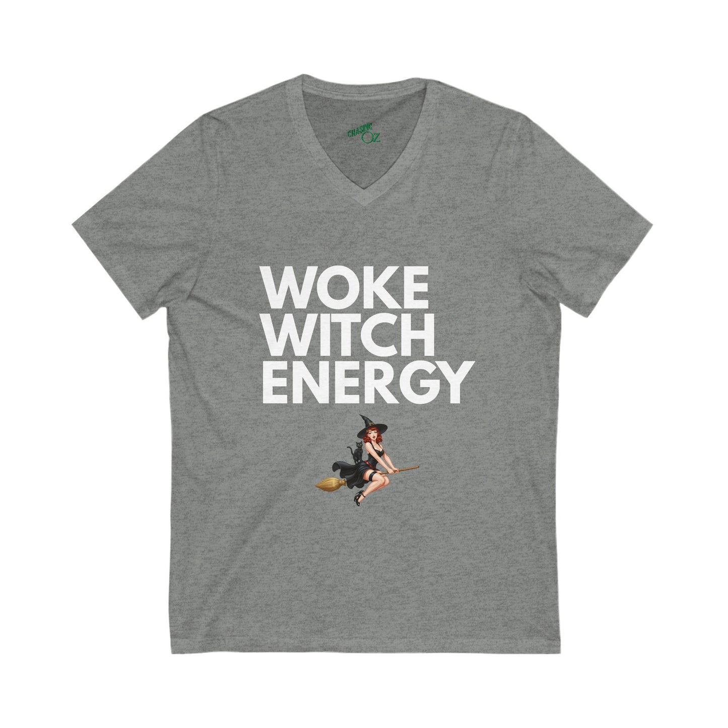 Woke Witch Energy - V-Neck Tee