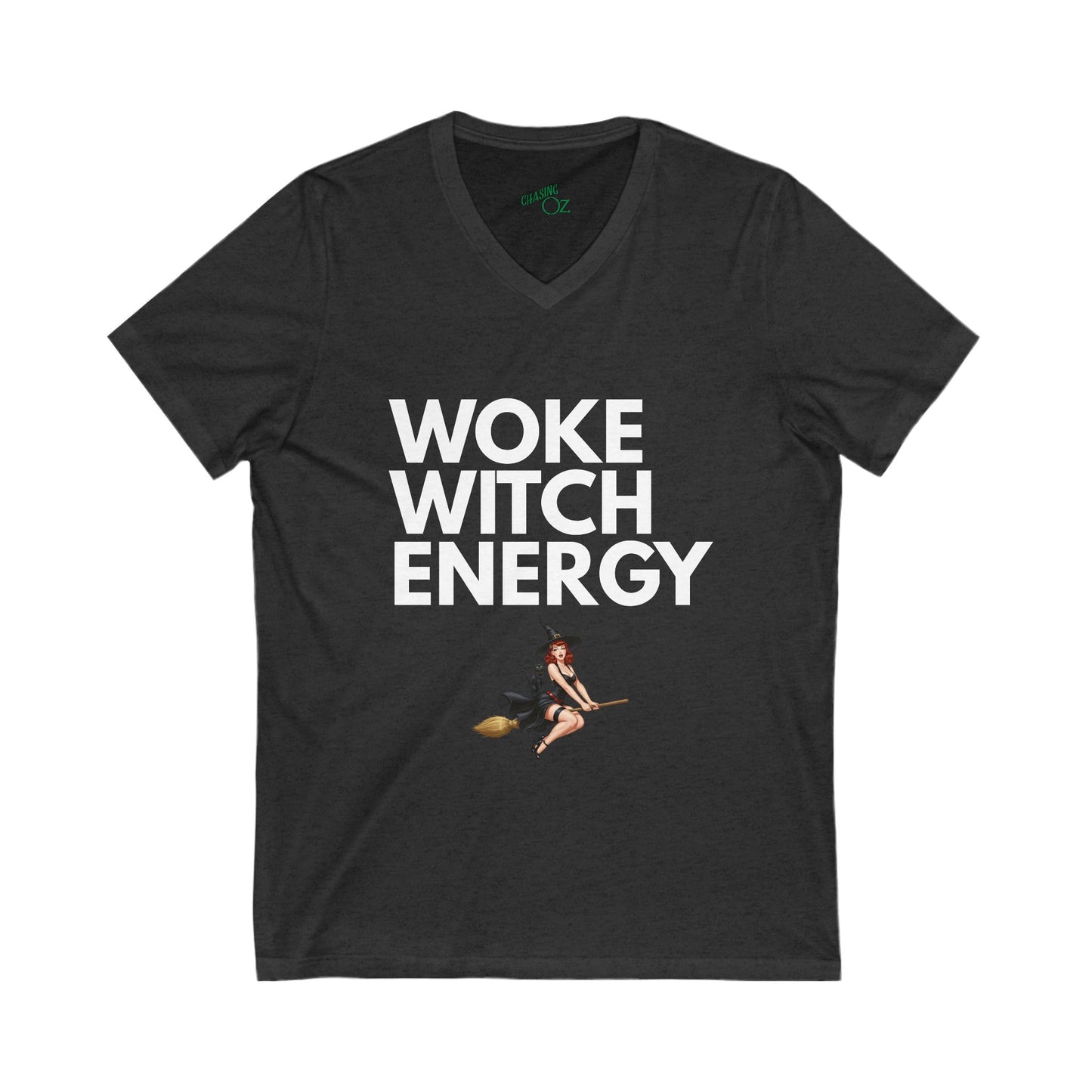 Woke Witch Energy - V-Neck Tee