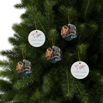 Venice Canal by Chasing Oz - Double-sided Ceramic Ornaments