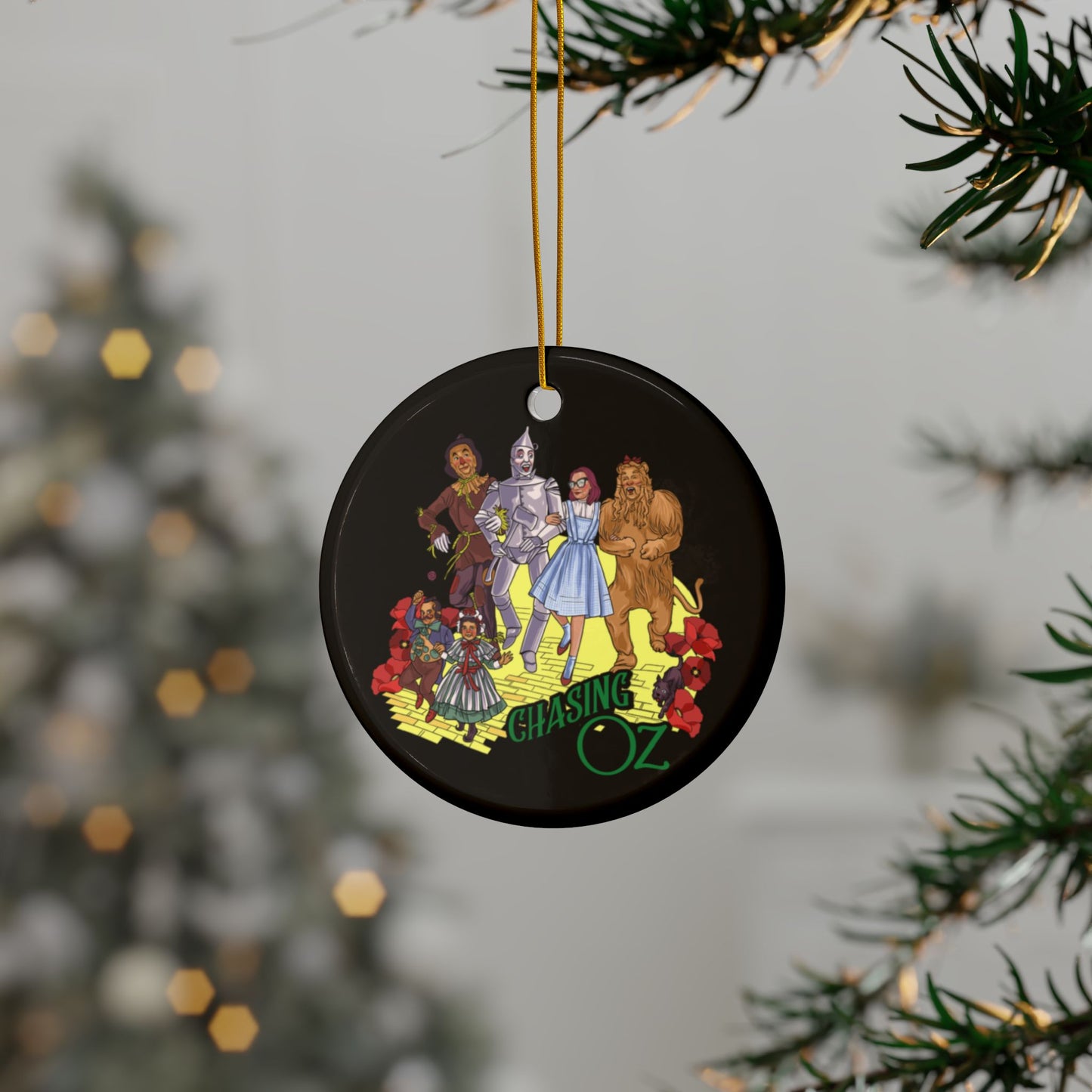 Chasing Oz - Double-sided Ceramic Ornaments