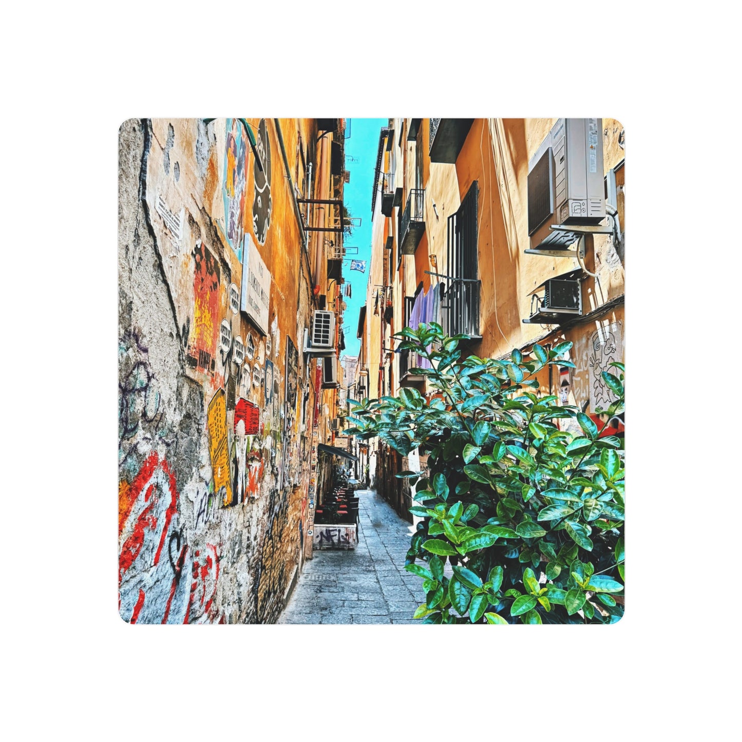 Italian Alleyway - Metal Wall Art
