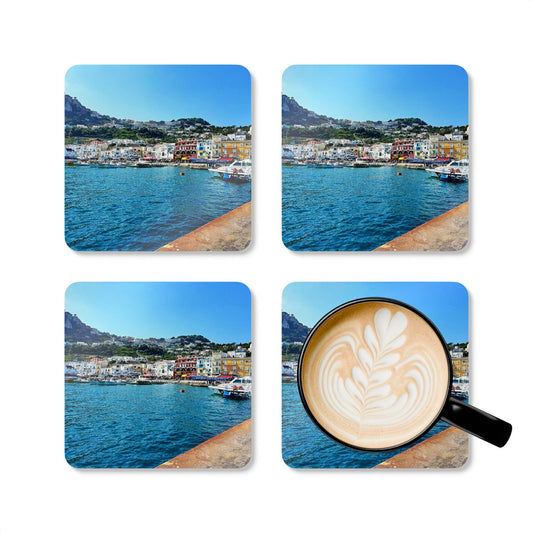 Capri Italy Coastline - Coaster Set