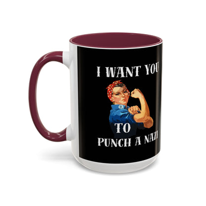 I Want You to Punch a Nazi – Mug