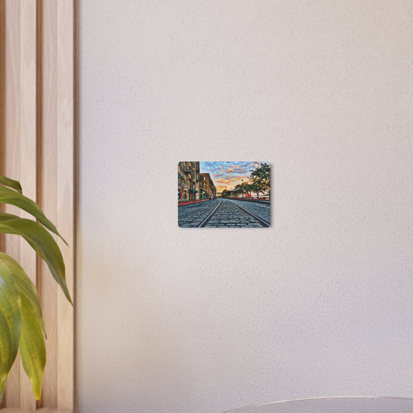 Historic River Street Sunrise - Metal Art Print