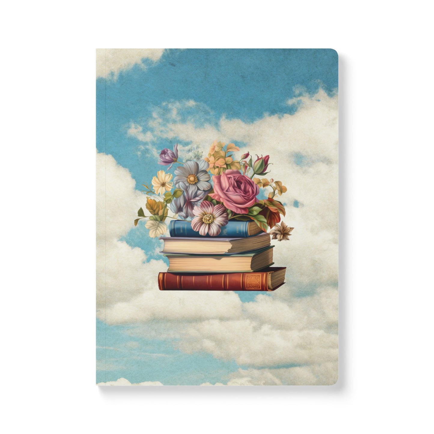 Free Your Mind Floral Sky - Softcover Journal