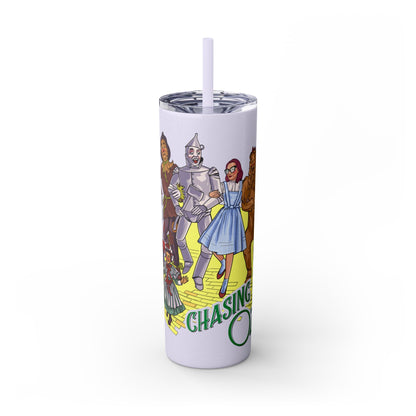 Official Chasing Oz Skinny Tumbler with Straw, 20oz