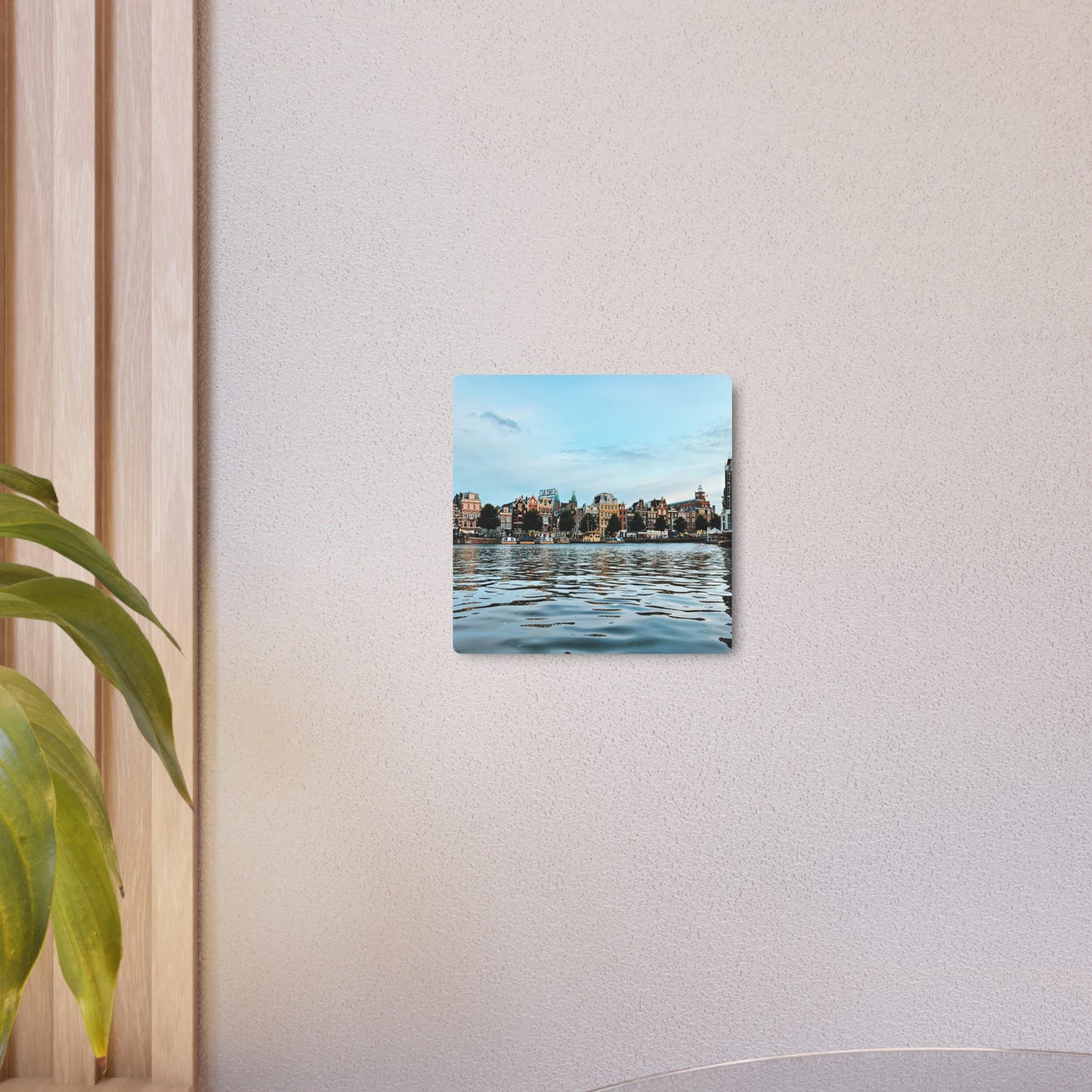 Amsterdam Canal Twilight by Chasing Oz - Metal Art Sign