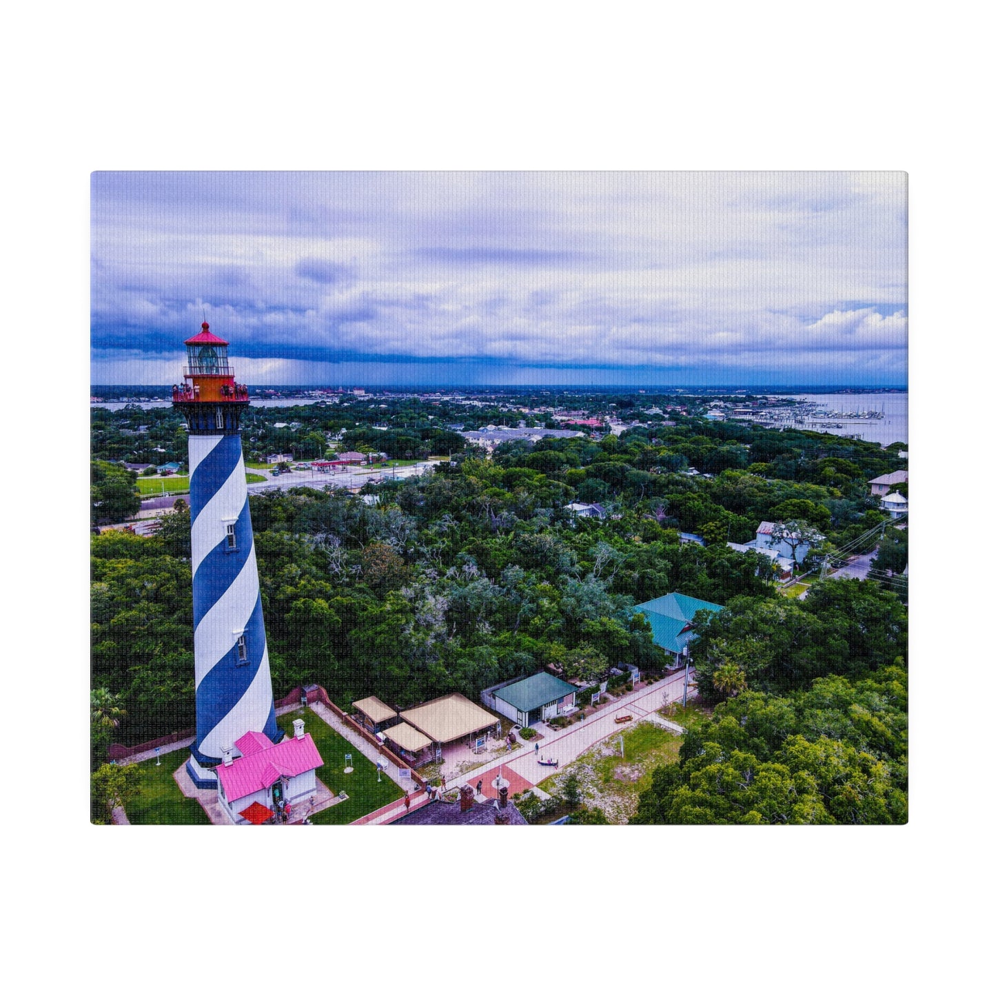 St. Augustine Lighthouse Matte Canvas, Stretched, 0.75"