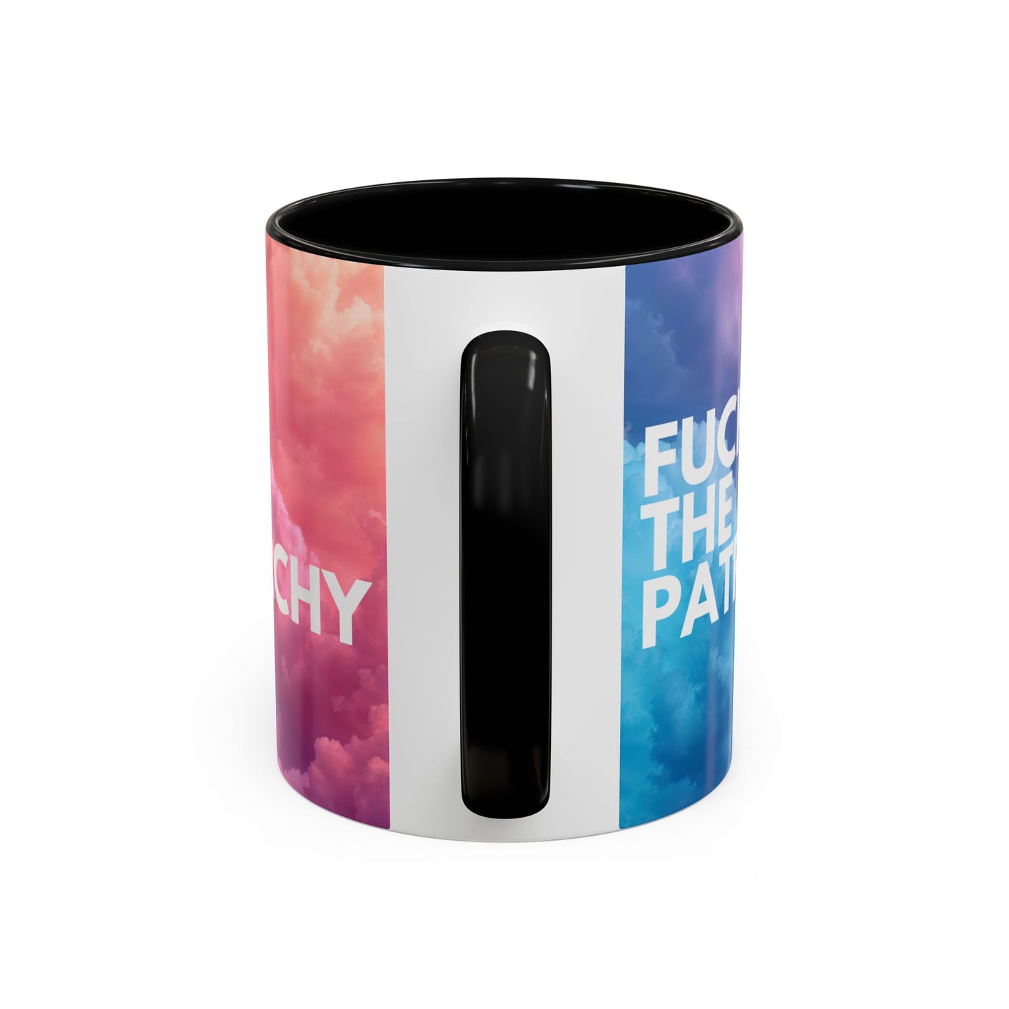F the Patriarchy - Accent Coffee Mug