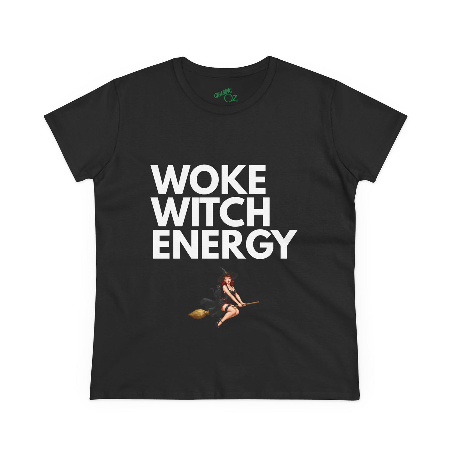 Woke Witch Energy - Womens Fitted Tee
