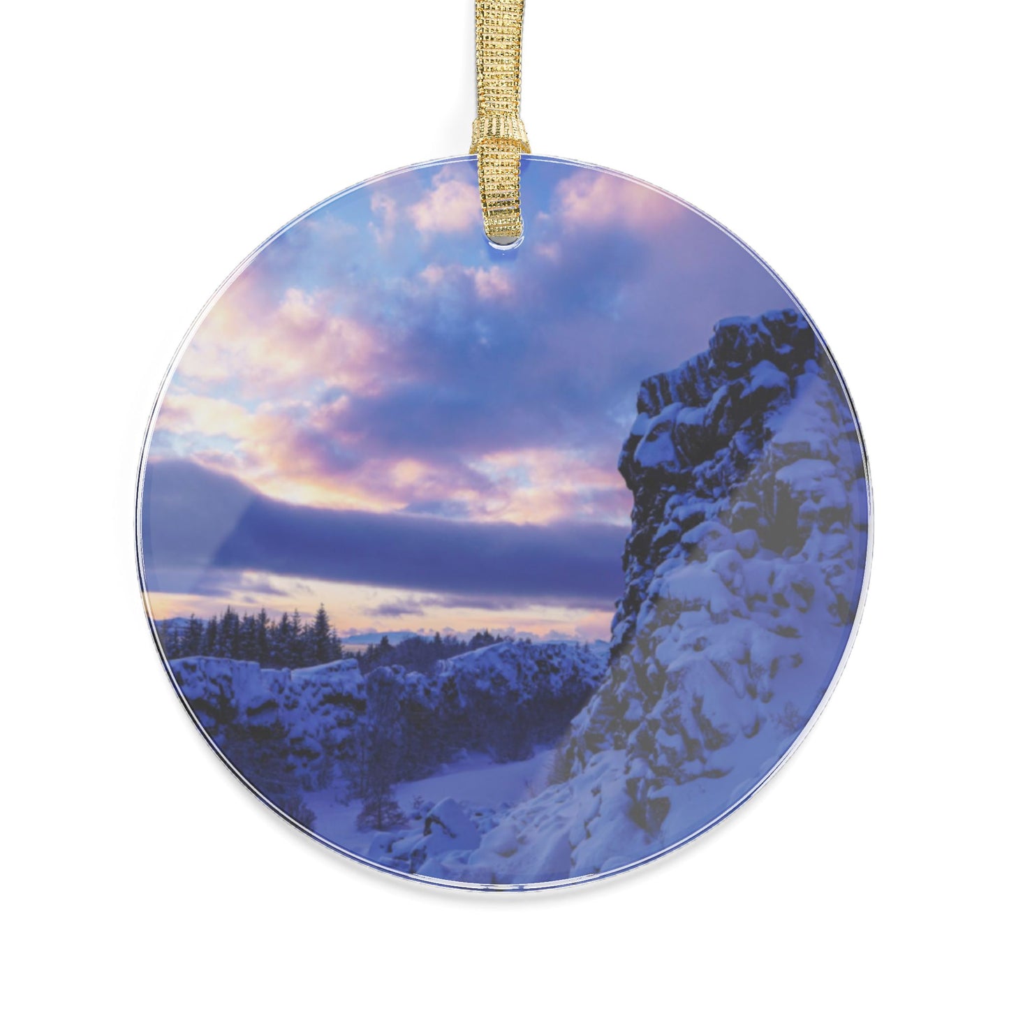 Iceland Sunrise - Acrylic Ornament