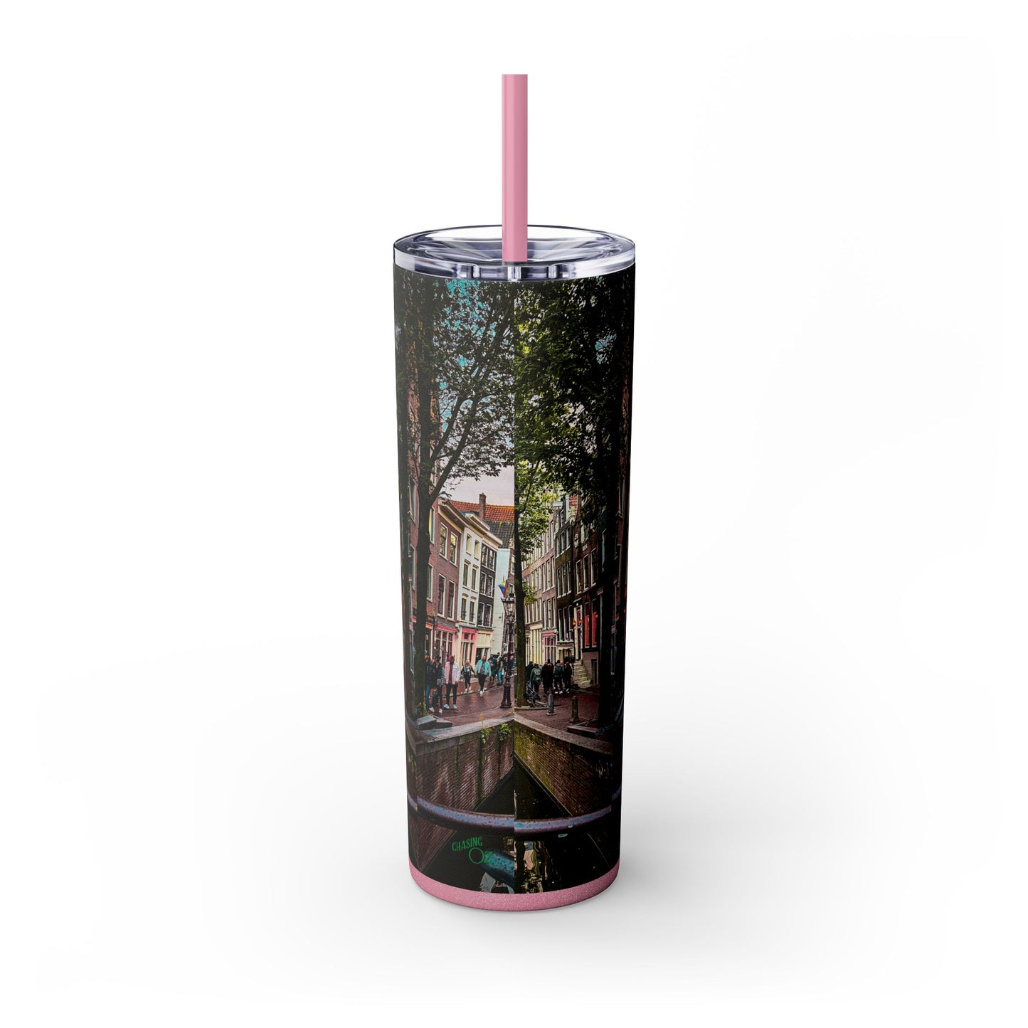 Amsterdam Canal - Tumbler with Straw- 20oz