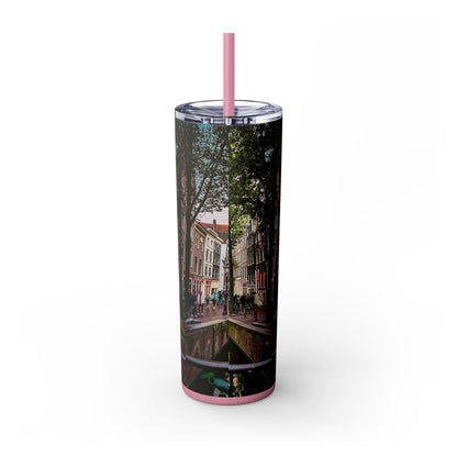 Amsterdam Canal - Tumbler with Straw- 20oz