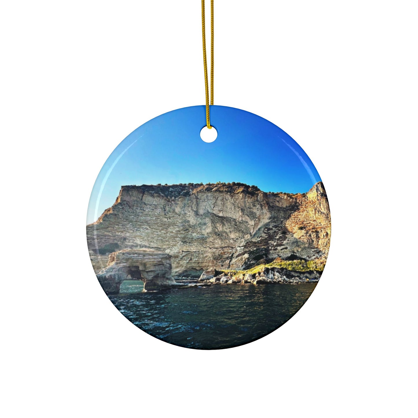 Capri Coastline Italy - Ceramic Ornaments