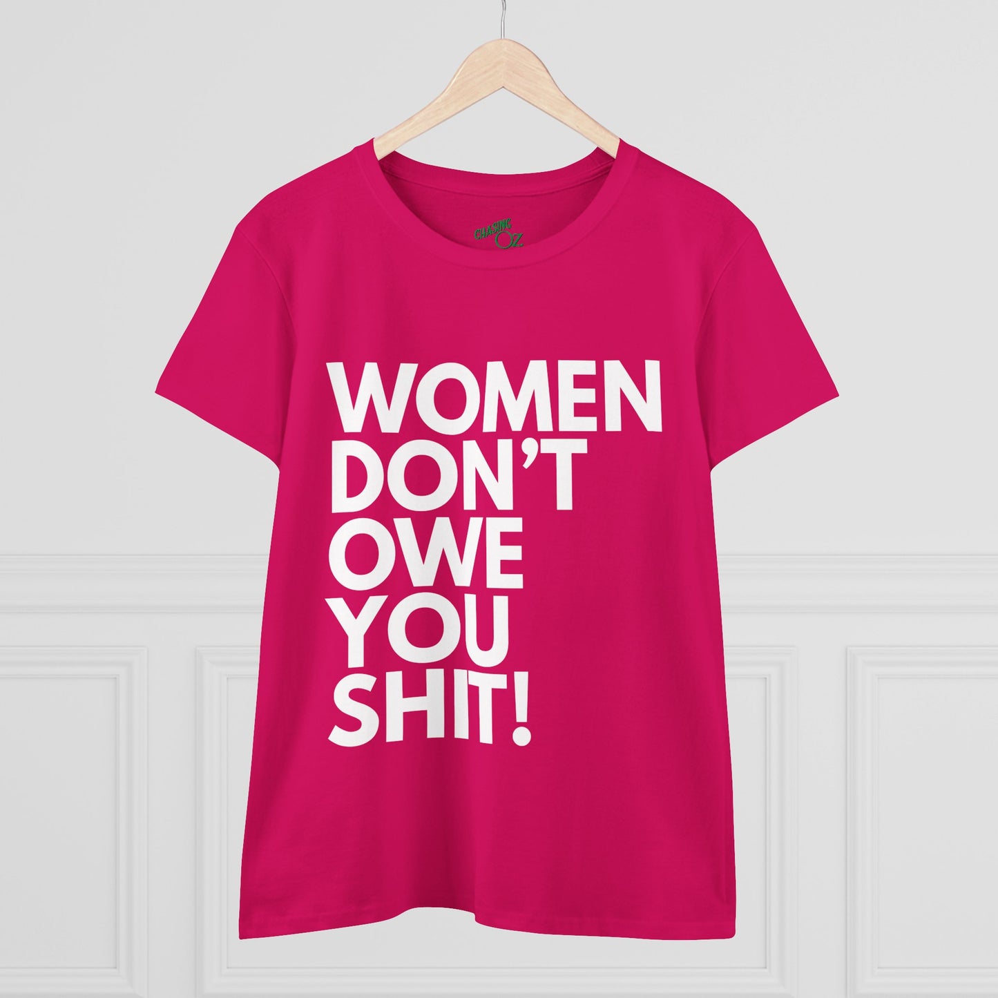 Women Don't Owe You - Women's Fitted Tee