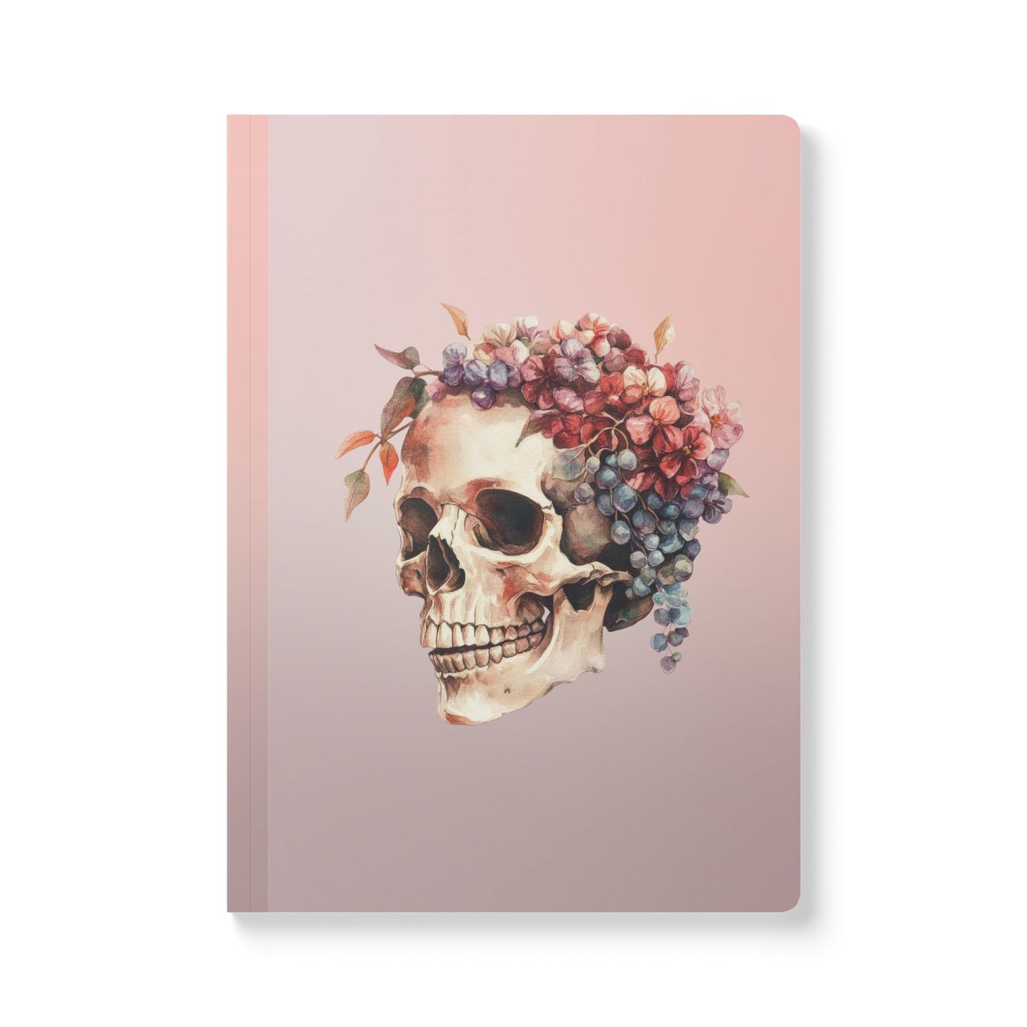 Floral Skull - Softcover Journal