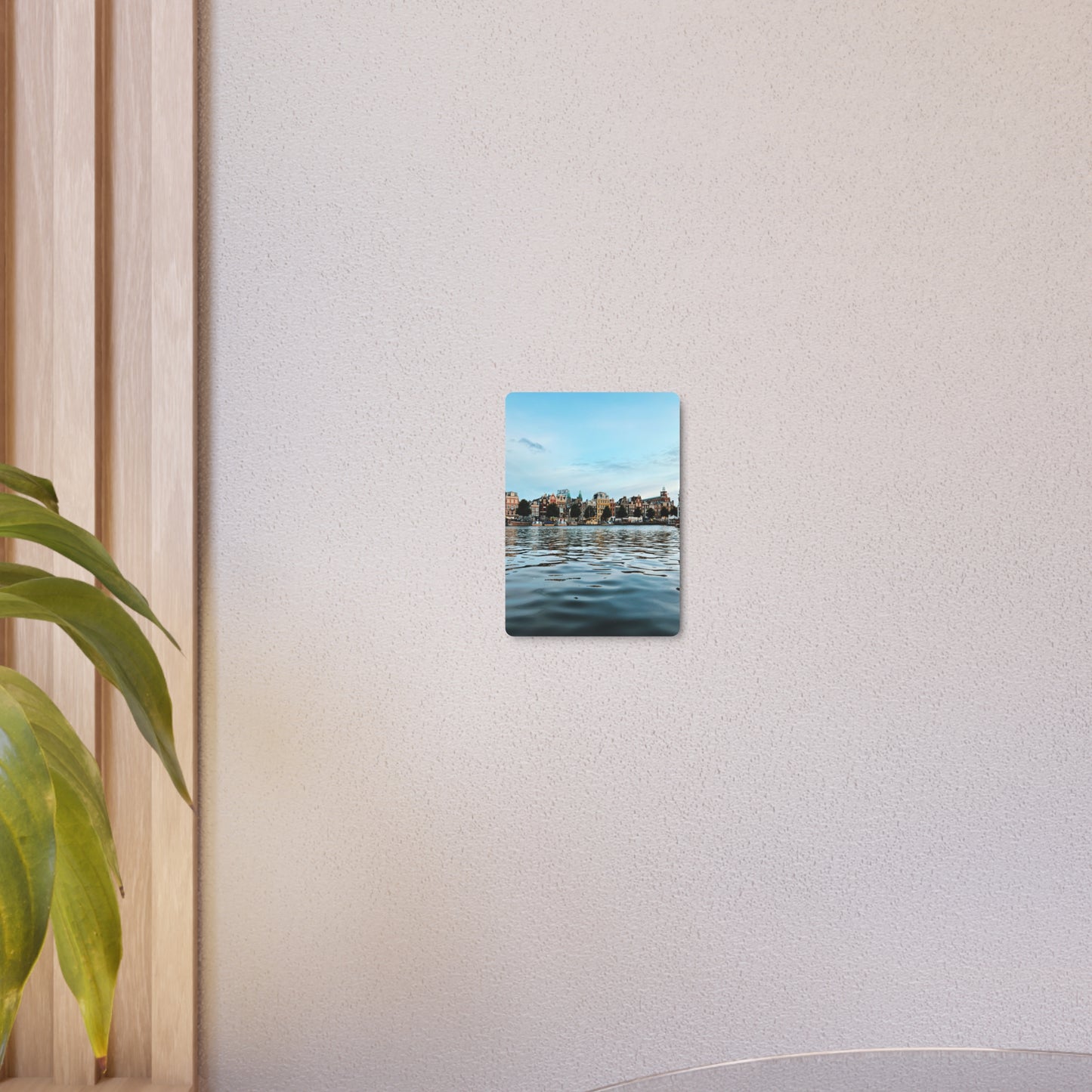Amsterdam Canal Twilight by Chasing Oz - Metal Art Sign