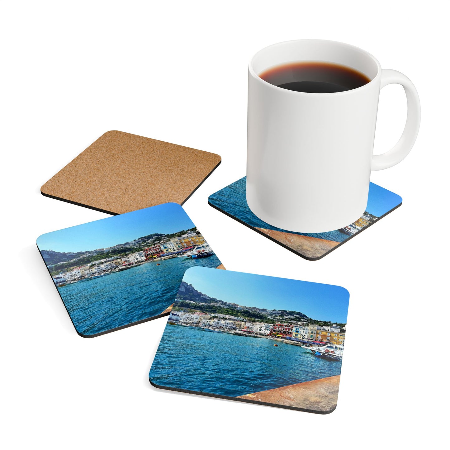 Capri Italy Coastline - Coaster Set