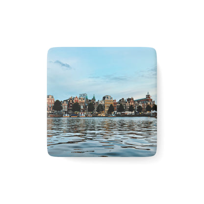 Amsterdam Canal Twilight - Porcelain Magnet