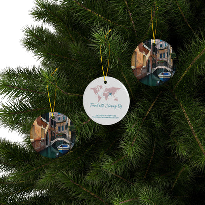 Venice Canal by Chasing Oz - Double-sided Ceramic Ornaments