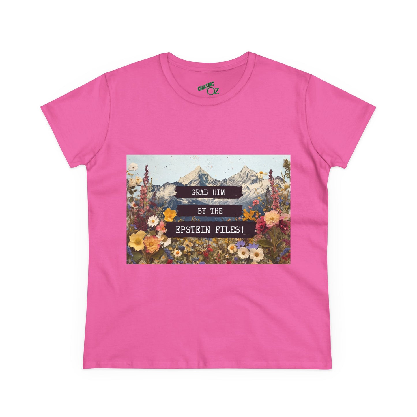 Grab Him by the Files - Women's Fitted Tee