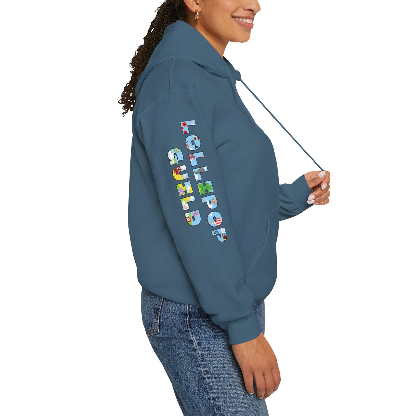 Lollipop Guild Design on Back - Unisex Hoodie