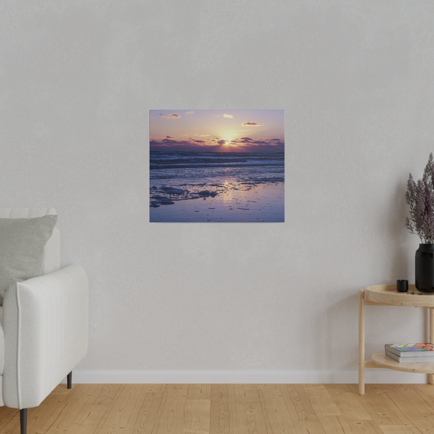 Chasing Oz Art Atlantic Sunrise Matte Canvas Stretched - 0.75"