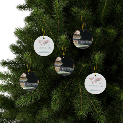 Vatican at Dark by Chasing Oz - Double-sided Ceramic Ornaments