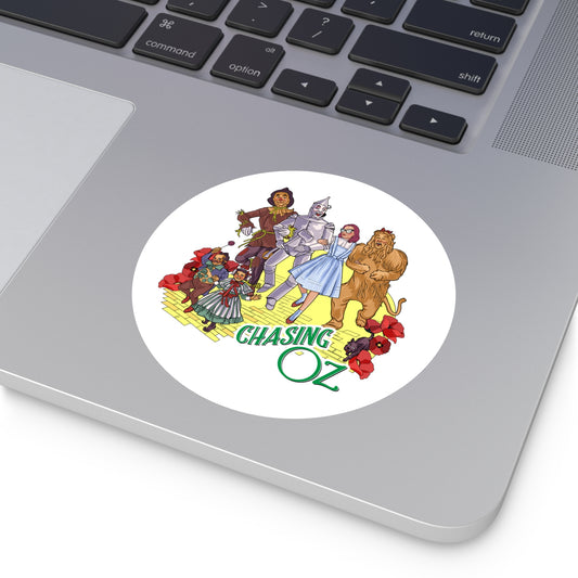 Chasing Oz Round Stickers - Indoor/Outdoor