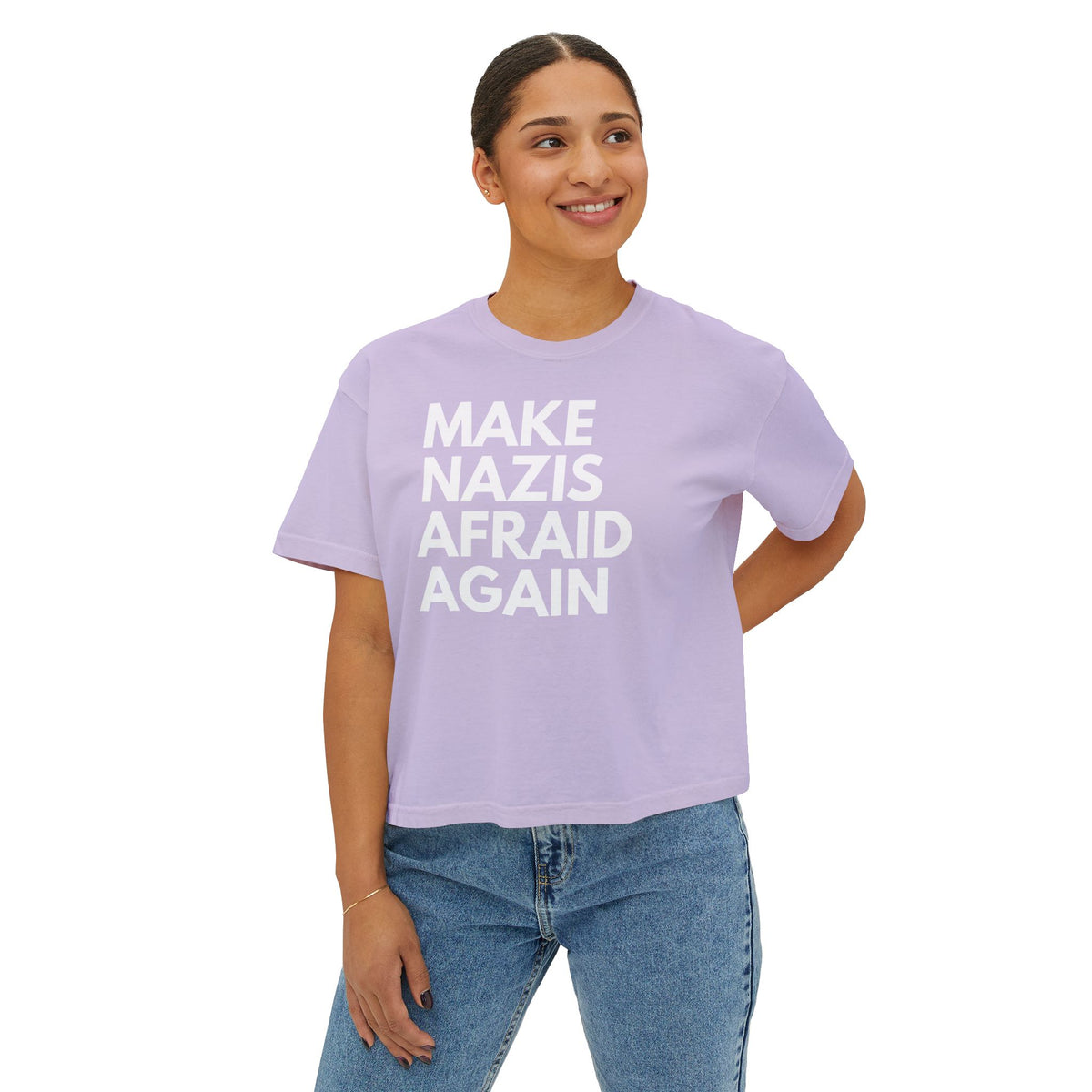 Make Nazis Afraid Again - Women's Cotton Tee