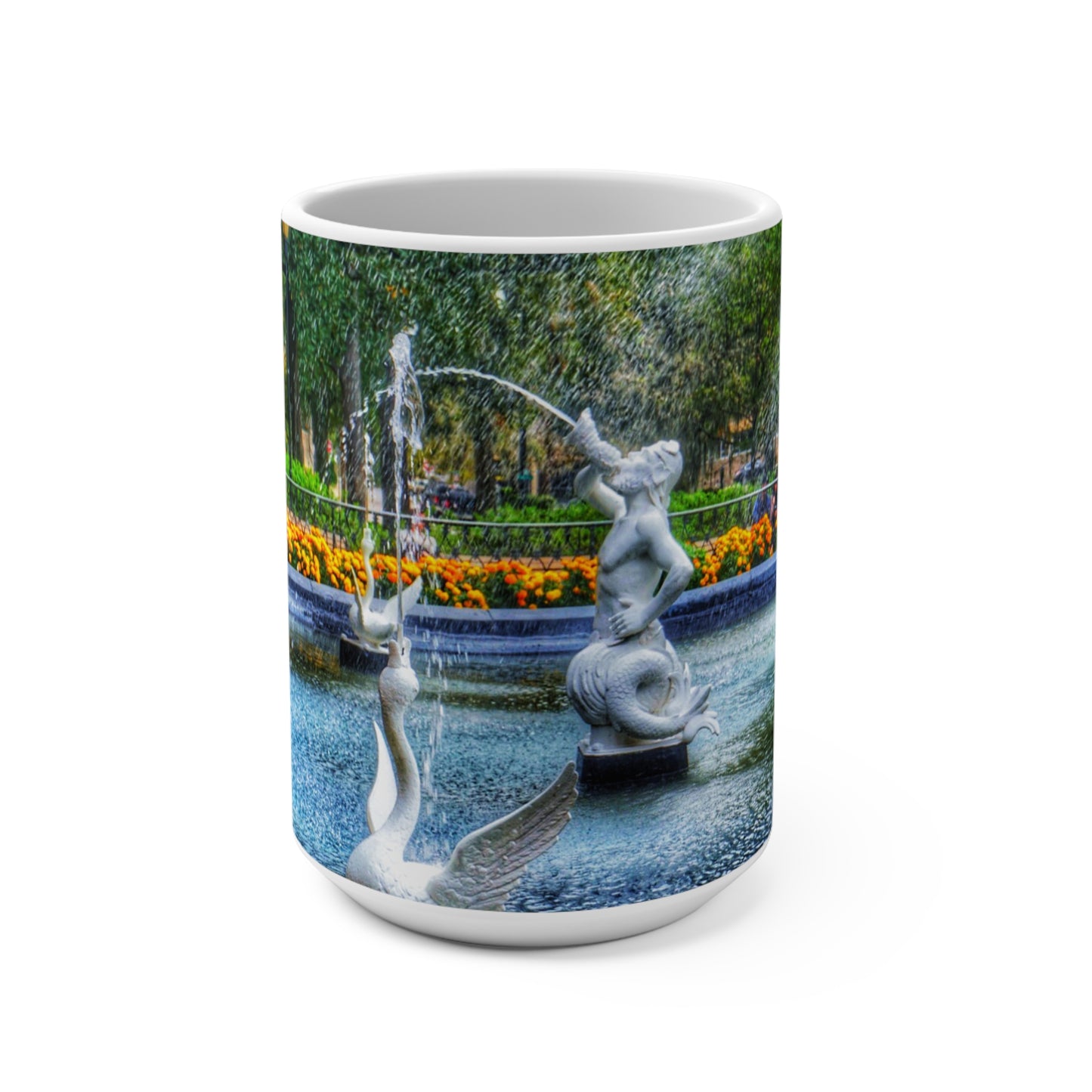 Chasing Oz Art Savannah's Forsyth Park Fountain - Mug 15oz