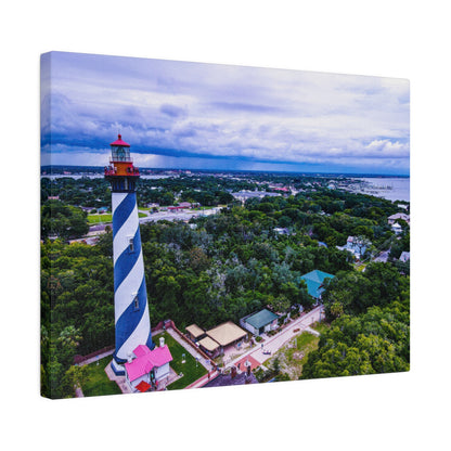 St. Augustine Lighthouse Matte Canvas, Stretched, 0.75"