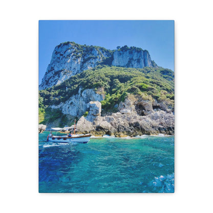 Anacapri Coastal Scene - Stretched Canvas Matte Print (1.25")
