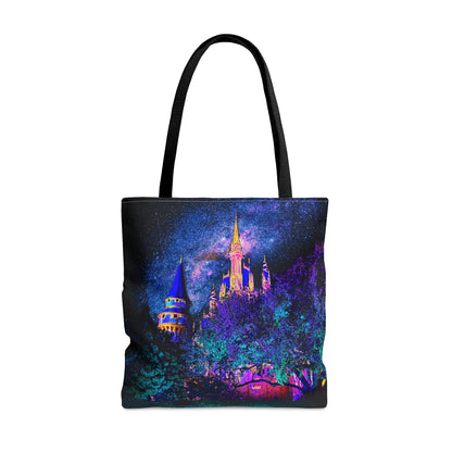 Chasing Oz Art Midnight Cinderella Castle - Reusable Tote Bag