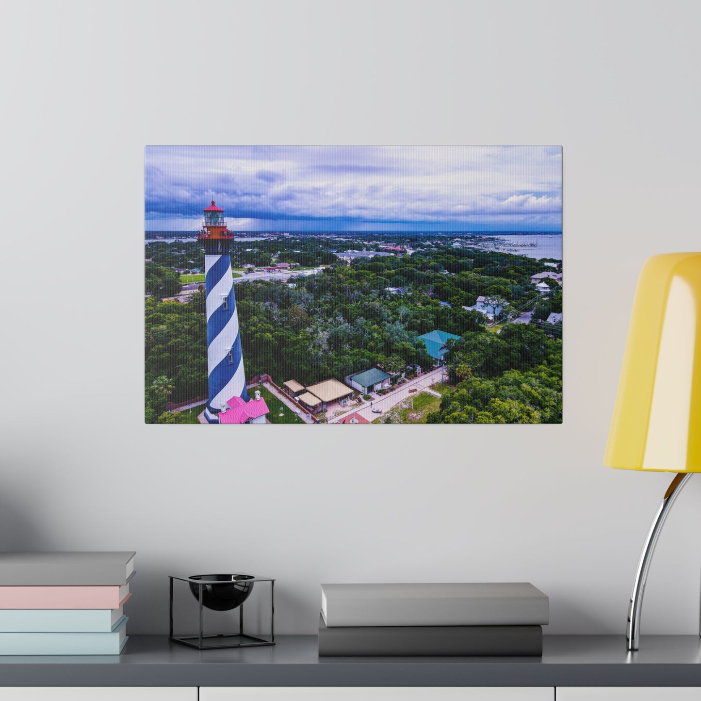 St. Augustine Lighthouse Matte Canvas, Stretched, 0.75"