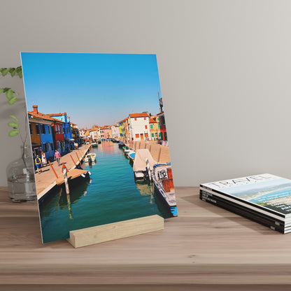 Chasing Oz Art Burano Italy - Gallery Board with Stand