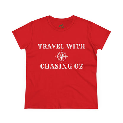 Travel with Chasing Oz - Womens Cotton Tee