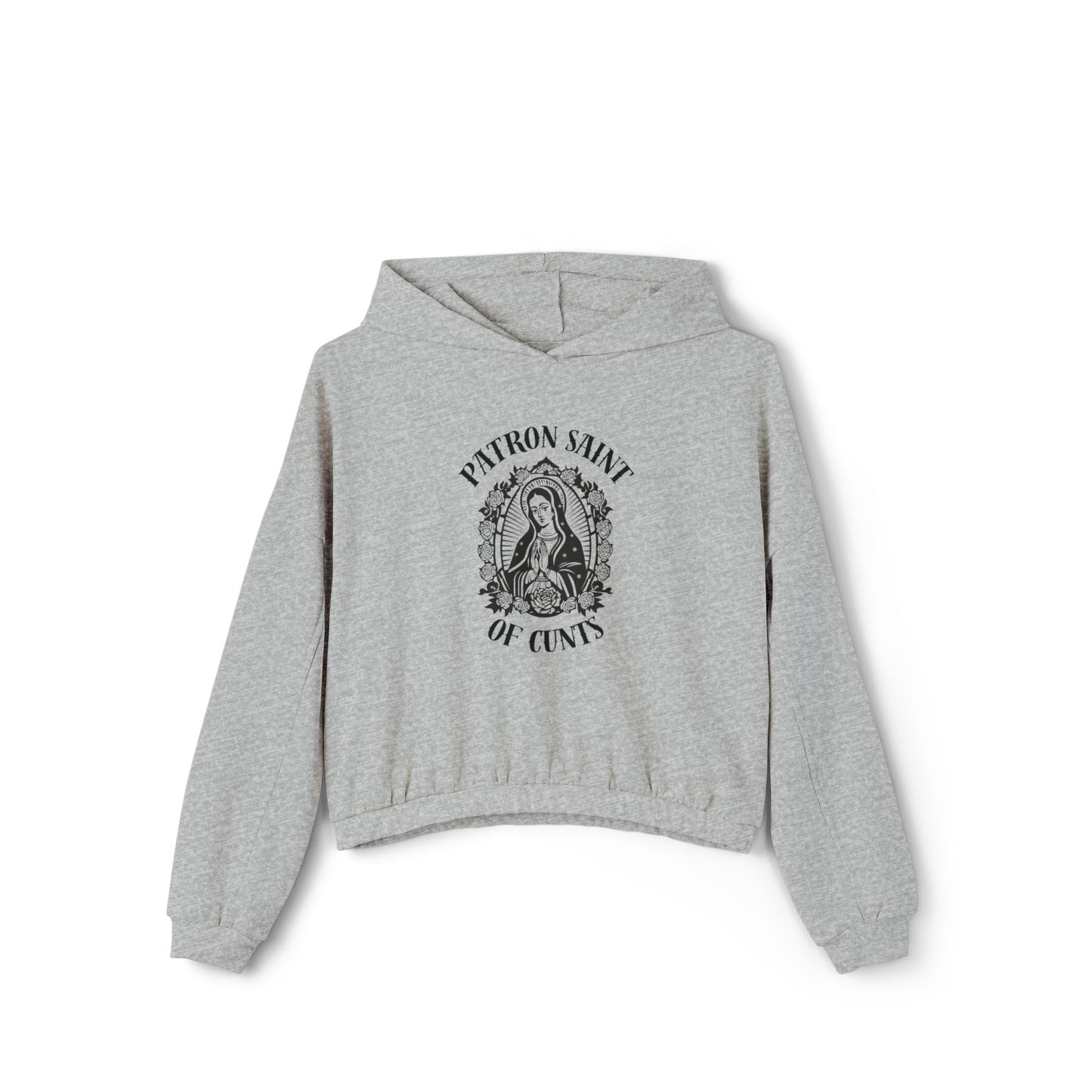 Patron Saint of Cunts - Cinched Bottom Hoodie