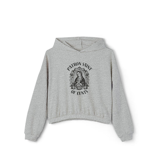 Patron Saint of Cunts - Cinched Bottom Hoodie