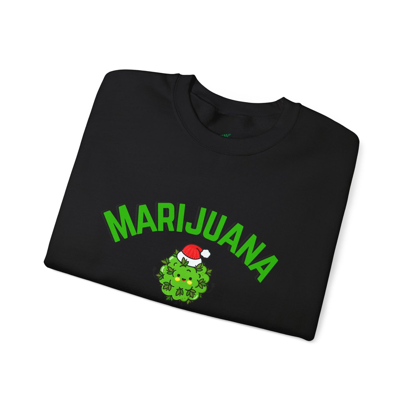 Marijuana Safer Than Family Gatherings - Unisex Crewneck Sweatshirt