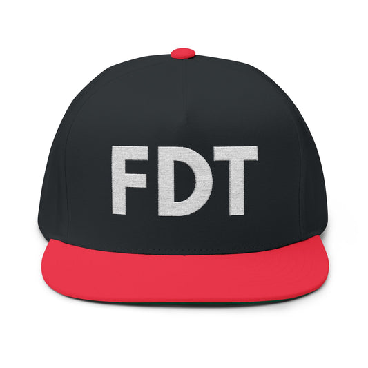 FDT - Embroidered Flat Bill Hat