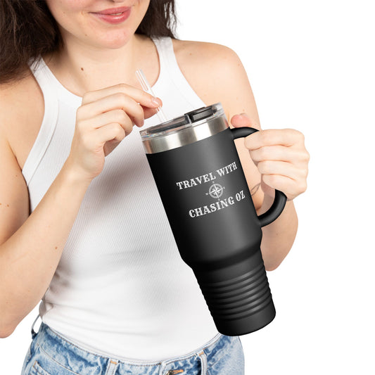 Travel with Chasing Oz - 40 oz Insulated Travel Mug