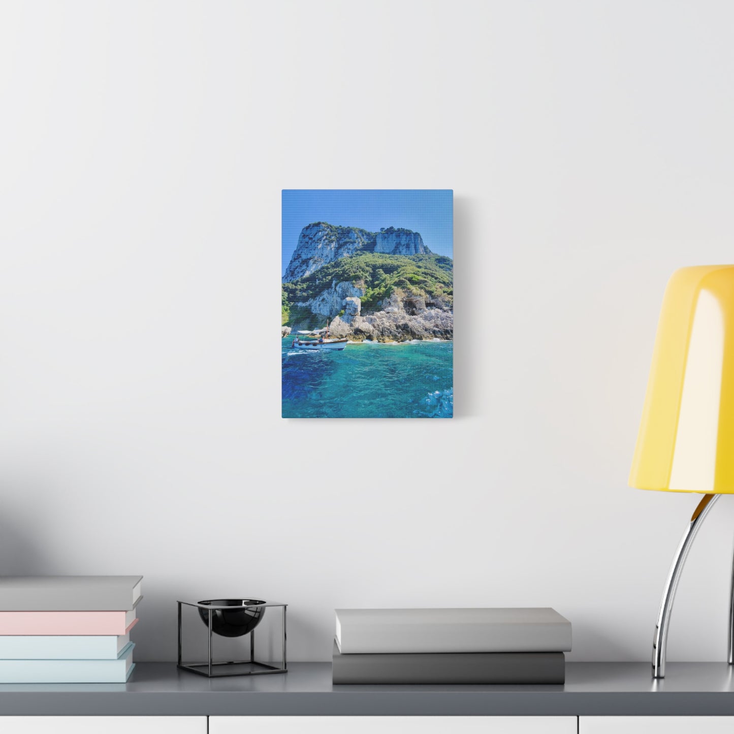 Anacapri Coastal Scene - Stretched Canvas Matte Print (1.25")