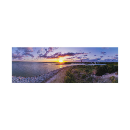 Chasing Oz Art Ponce Inlet Sunset Matte Canvas Stretched - 0.75"