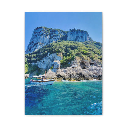 Anacapri Coastal Scene - Stretched Canvas Matte Print (1.25")