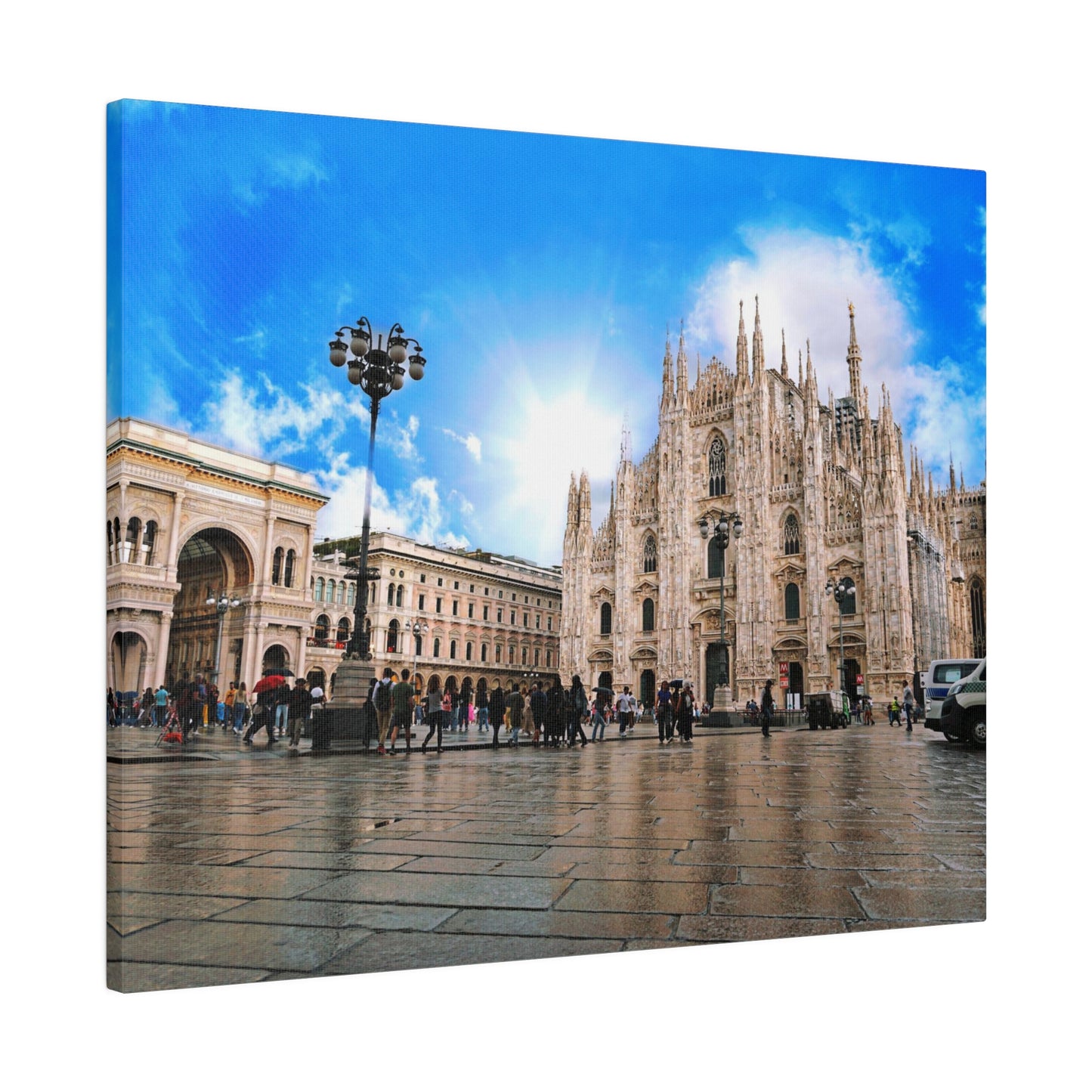 Chasing Oz Art Milan Duomo Matte Canvas Stretched - 0.75"